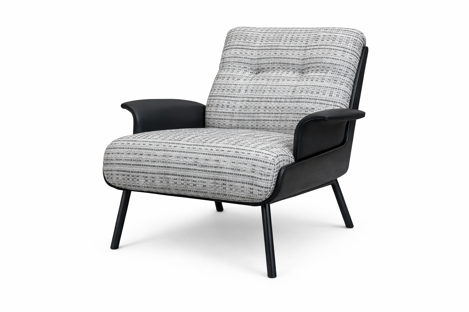 Napa Leather Accent Chair | Modern Luxury Armchair