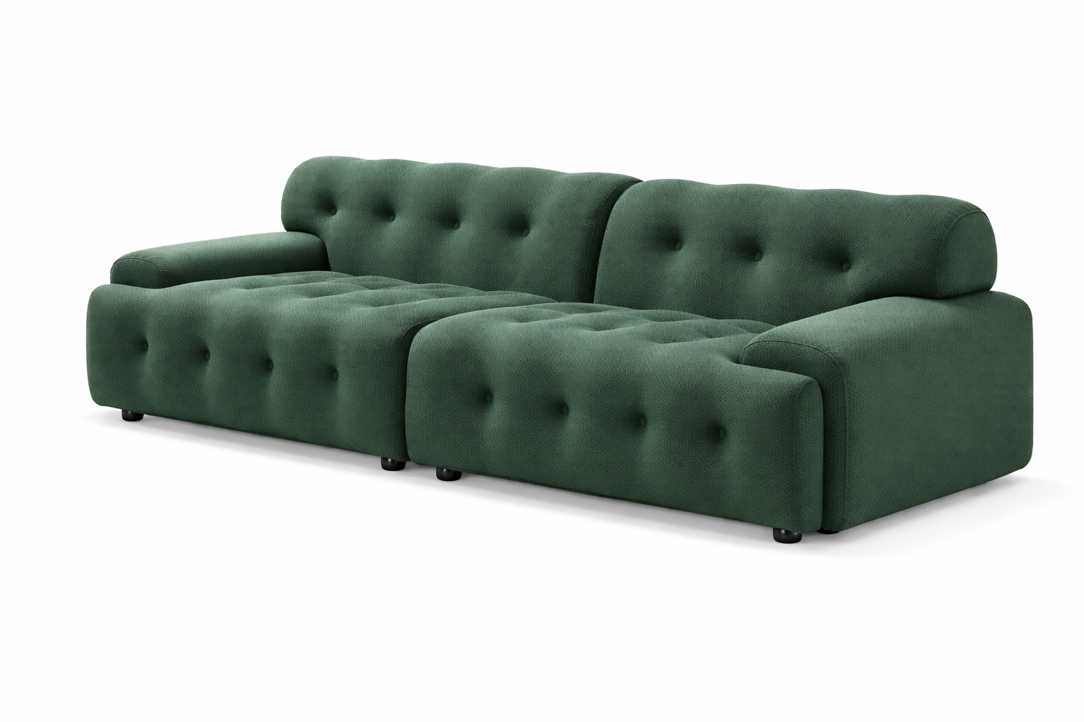 Modern 3D Fabric Sofa with Pine Wood Frame