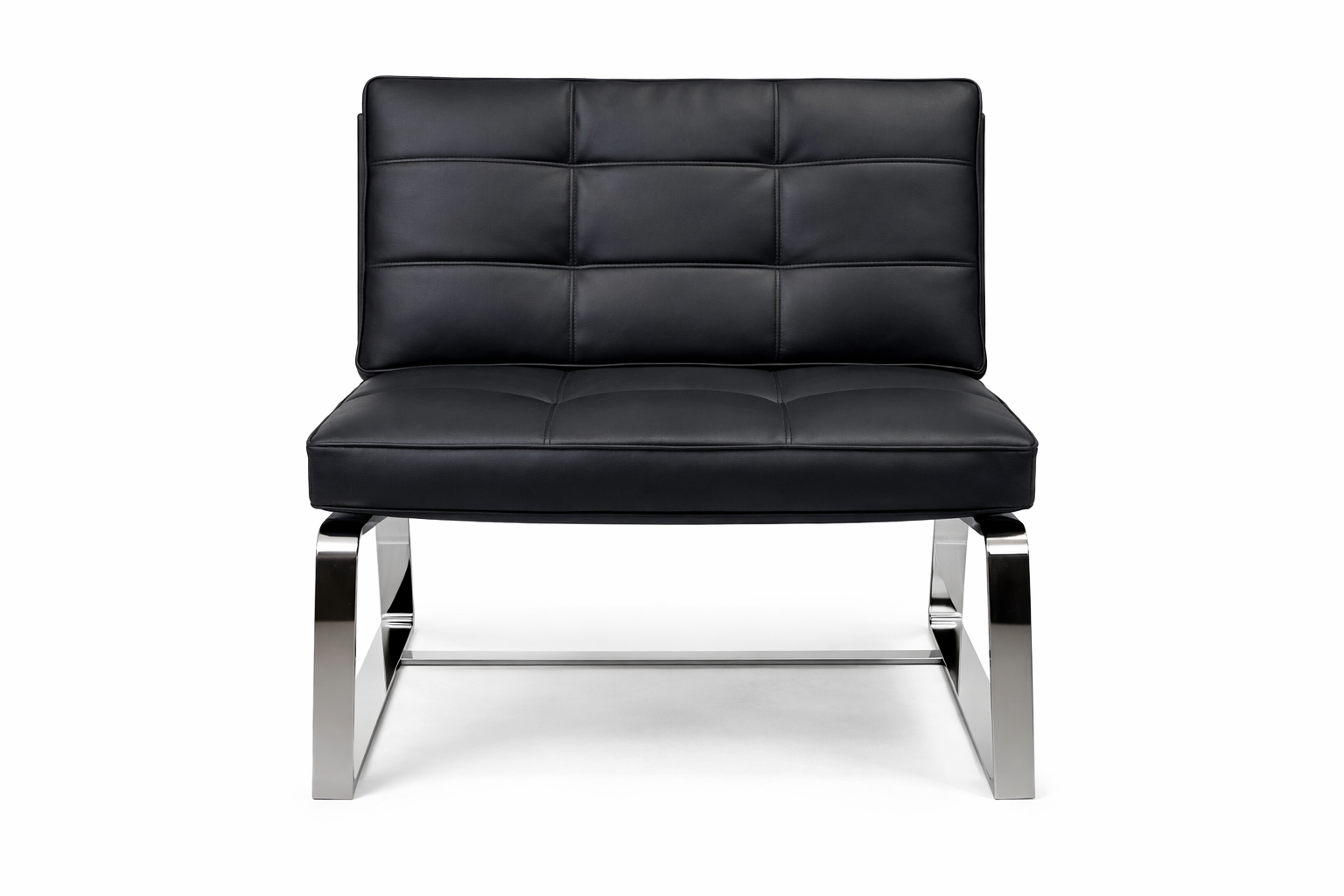 Modern Black Lounge Chair | Scratch Resistant Fabric Sofa Chair